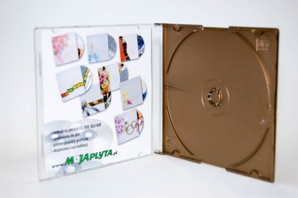 Wydruk przedniej wkładki papierowej do pudełka JEWEL BOX / SLIM (121 x 121 mm)
