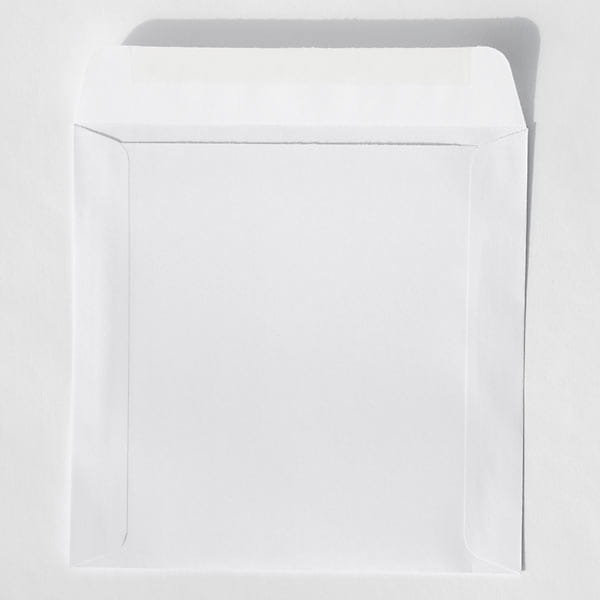 Koperta papierowa, biała, z lub bez okienka