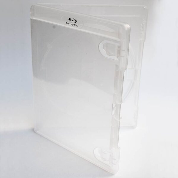 Pudełko plastikowe BLU-RAY, 14 mm, na 1 płytę, półprzezroczyste