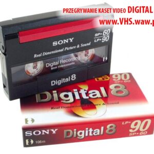 Usługowe przegrywanie kaset Digital8