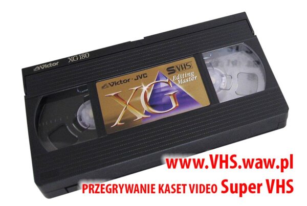 Przegrywanie kaset S-VHS w Warszawie
